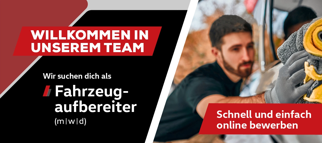 Stellenanzeige Fahrzeugaufbereitung