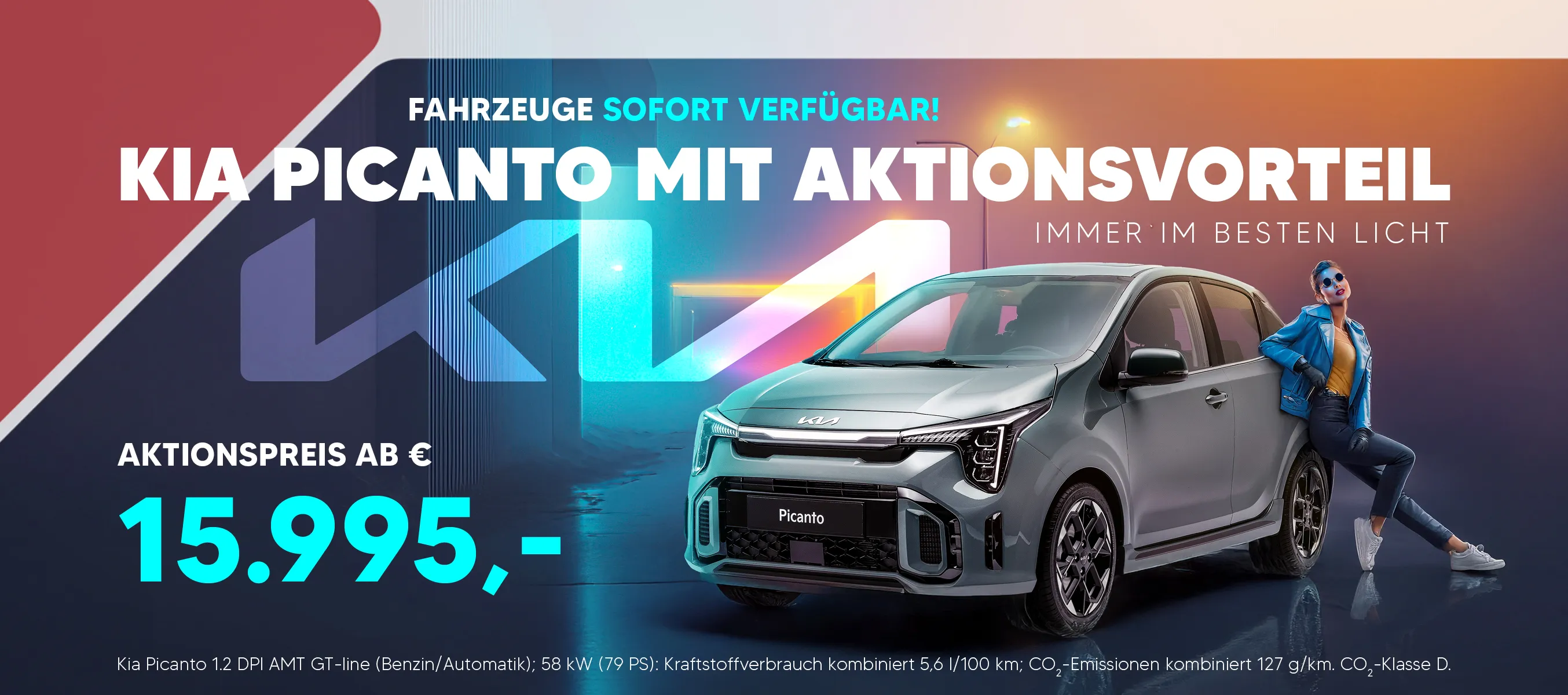 Kia Picanto mit Aktionsvorteil Autohaus Raab Dr.-Johann-Stark-Straße 8 92637 Weiden